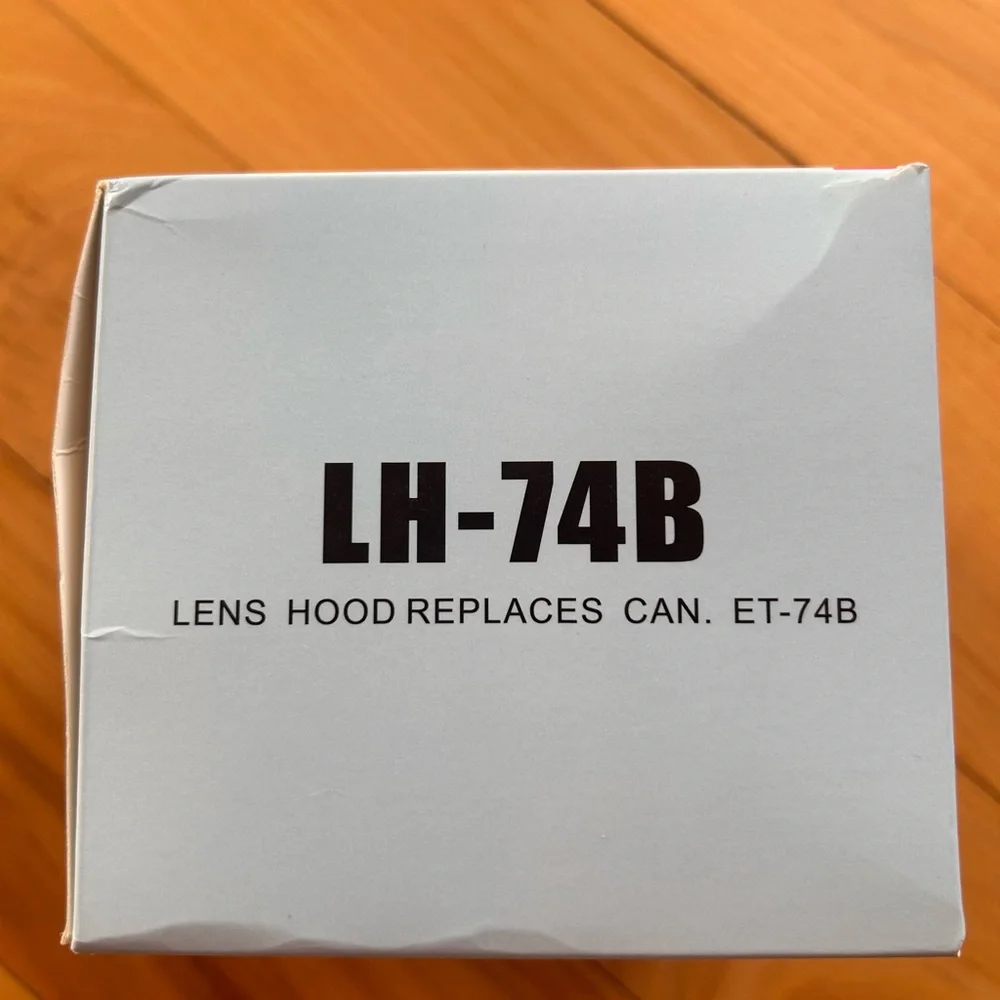 JJC LH-74B Lens Hood Used in Box